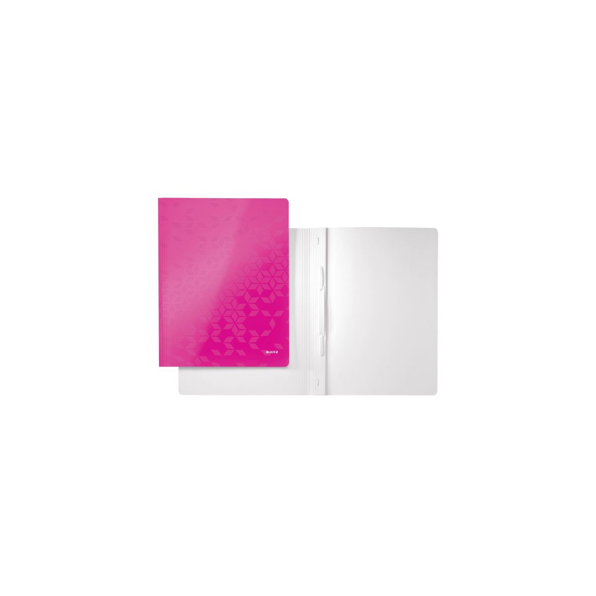 Skoroszyt WOW A4 różowy metaliczny karton 80g Leitz (30010023)