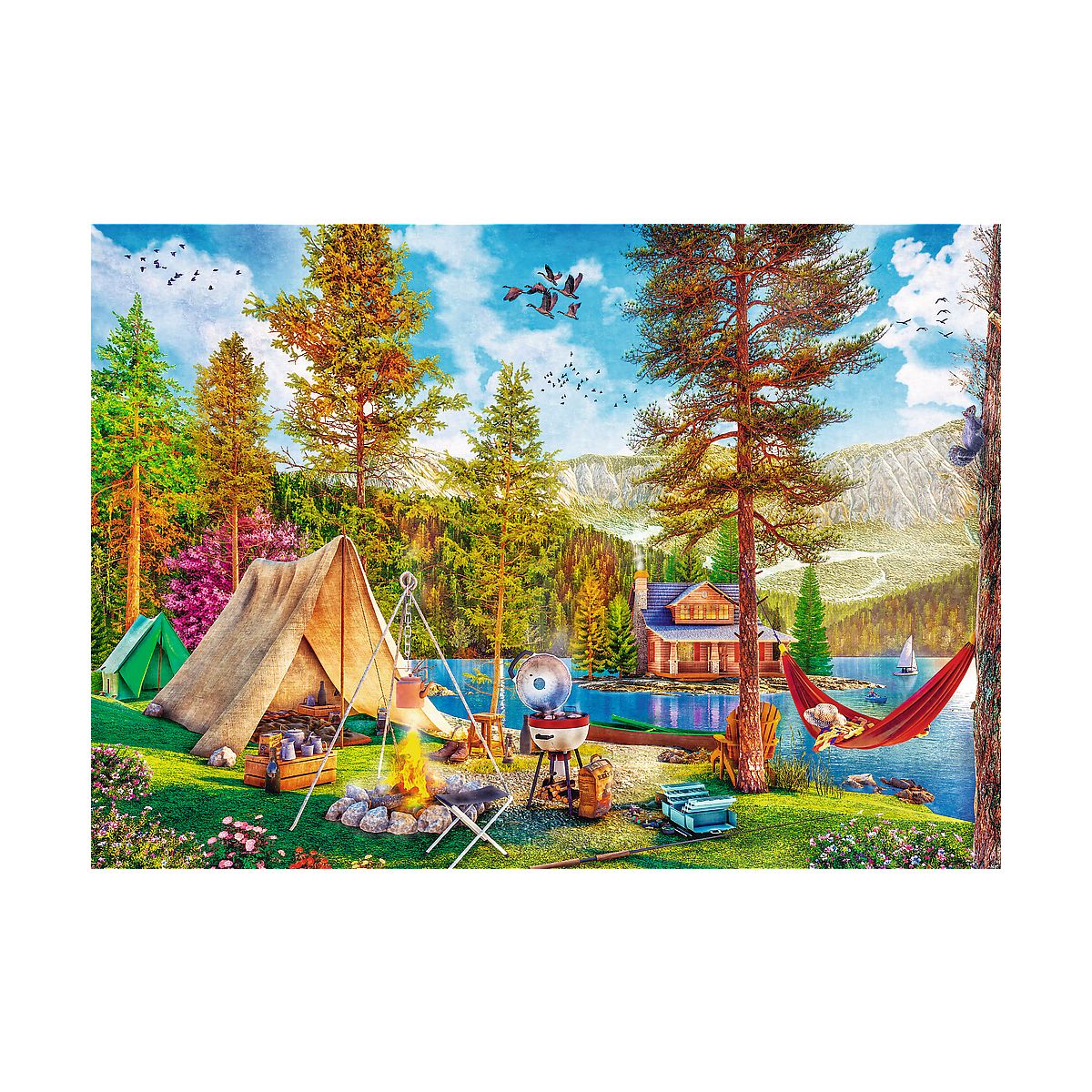 Puzzle Trefl Letni relaks 2x500 el. (37497)