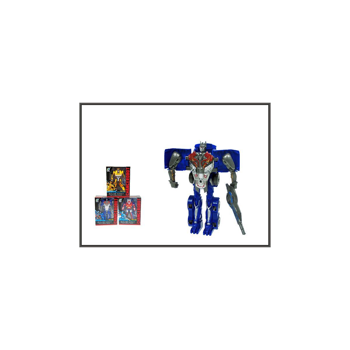 Robot Wojownik 16cm 2 w 1 3-kolory Hipo (HRH19)