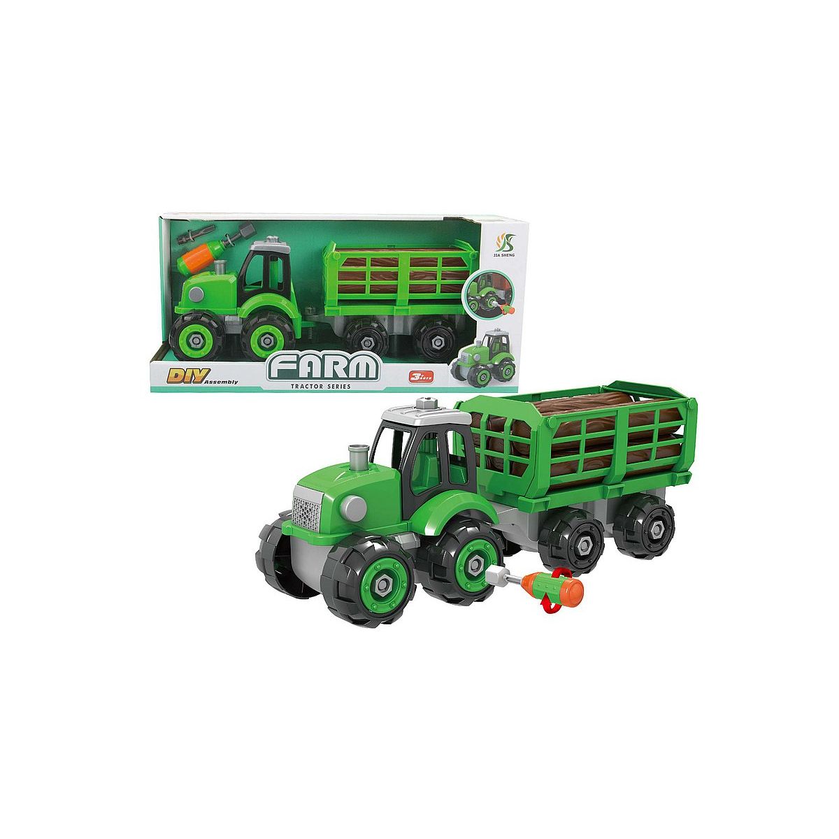 Traktor z przyczepą do skręcania Adar (585744)
