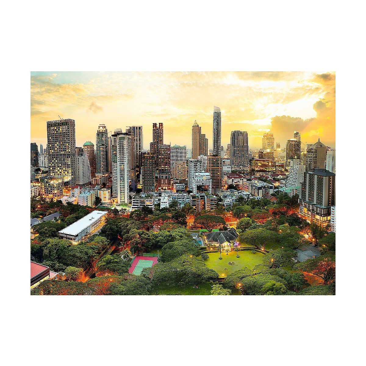 Puzzle Trefl Zachód Słońca w Bangkoku 3000 el. (33060)