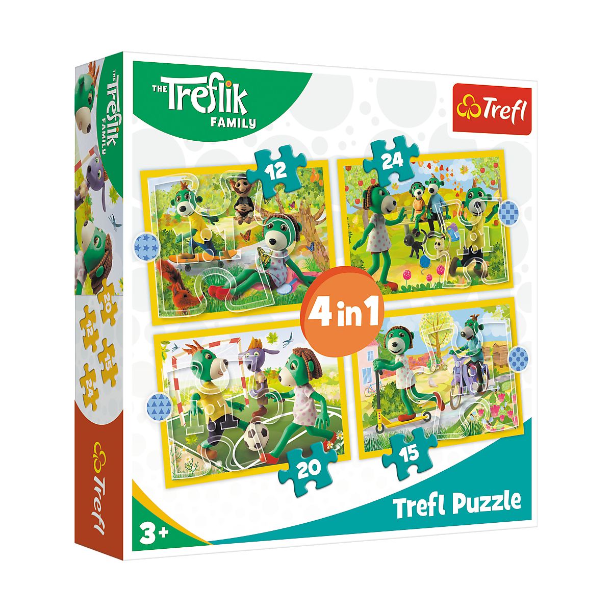 Puzzle Trefl Trefliki 4w1 el. (34358)