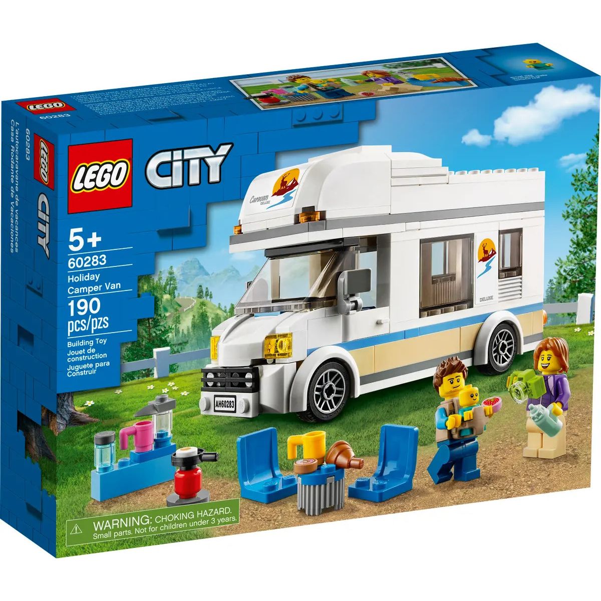 Klocki konstrukcyjne Lego City Wakacyjny kamper (60283)