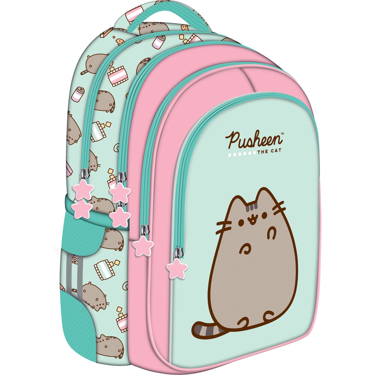 Plecak Bambino Pusheen MINT 5903235663178 4-KOMORY (BPL-58)