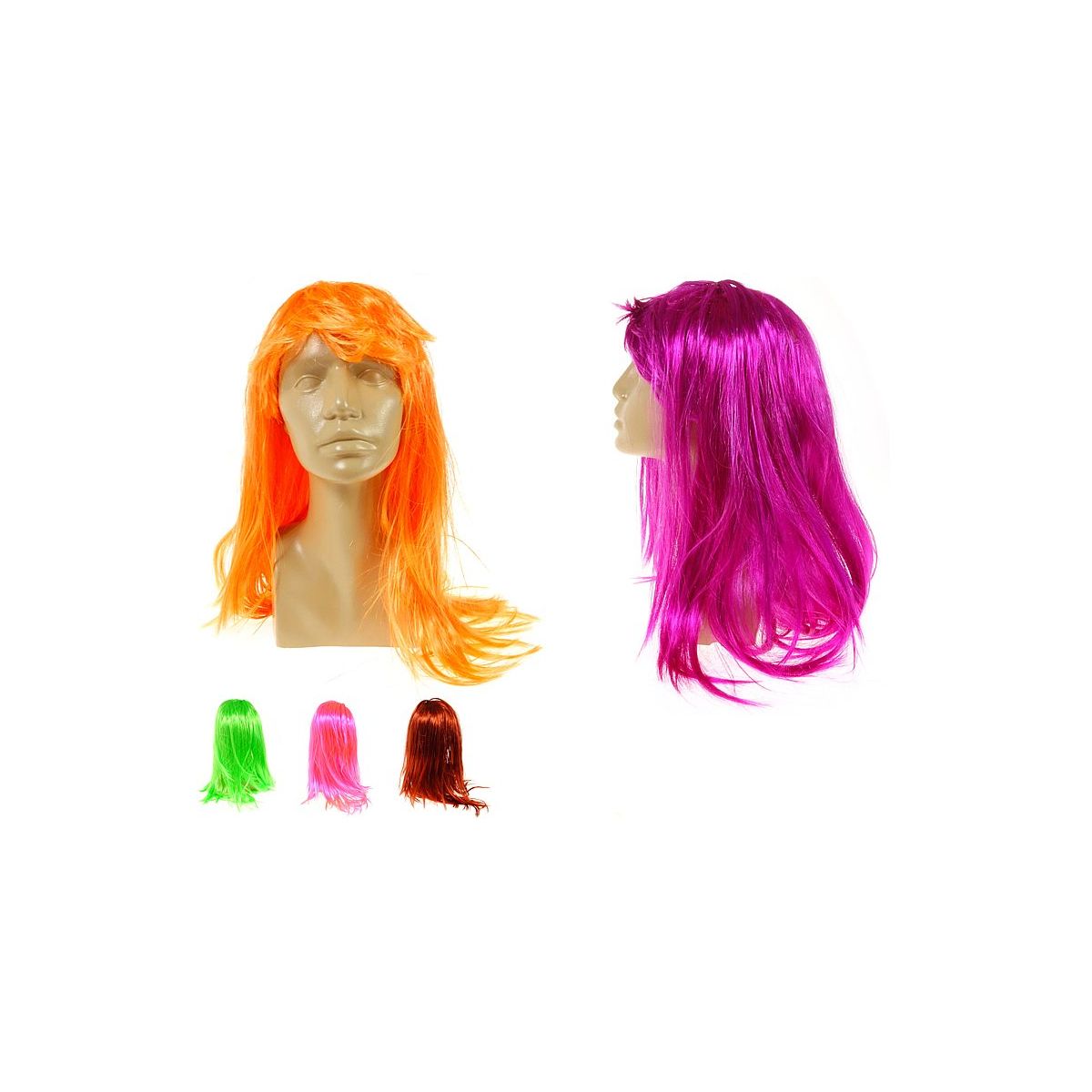 Peruka długie włosy mix kolorów Adar (556058)