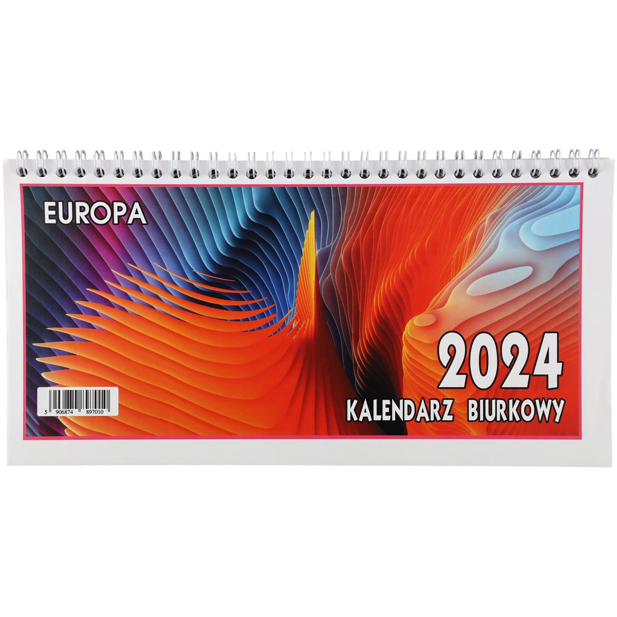 Kalendarz biurkowy Beskidy EUROPA biurkowy leżący 135mm x 270mm