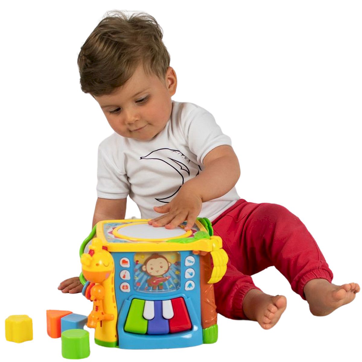 Zabawka edukacyjna kostka dwujęzyczna Smily Play (SP83666)