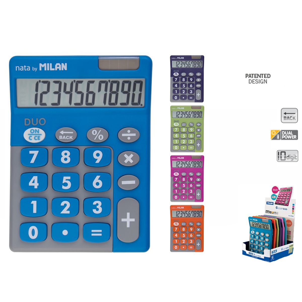 Kalkulator na biurko Touch Duo Milan (159906SL)