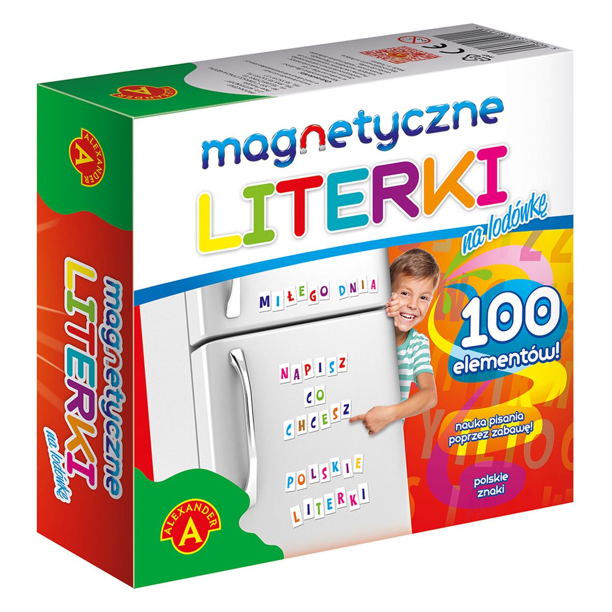 Literki magnetyczne Alexander 100 szt.