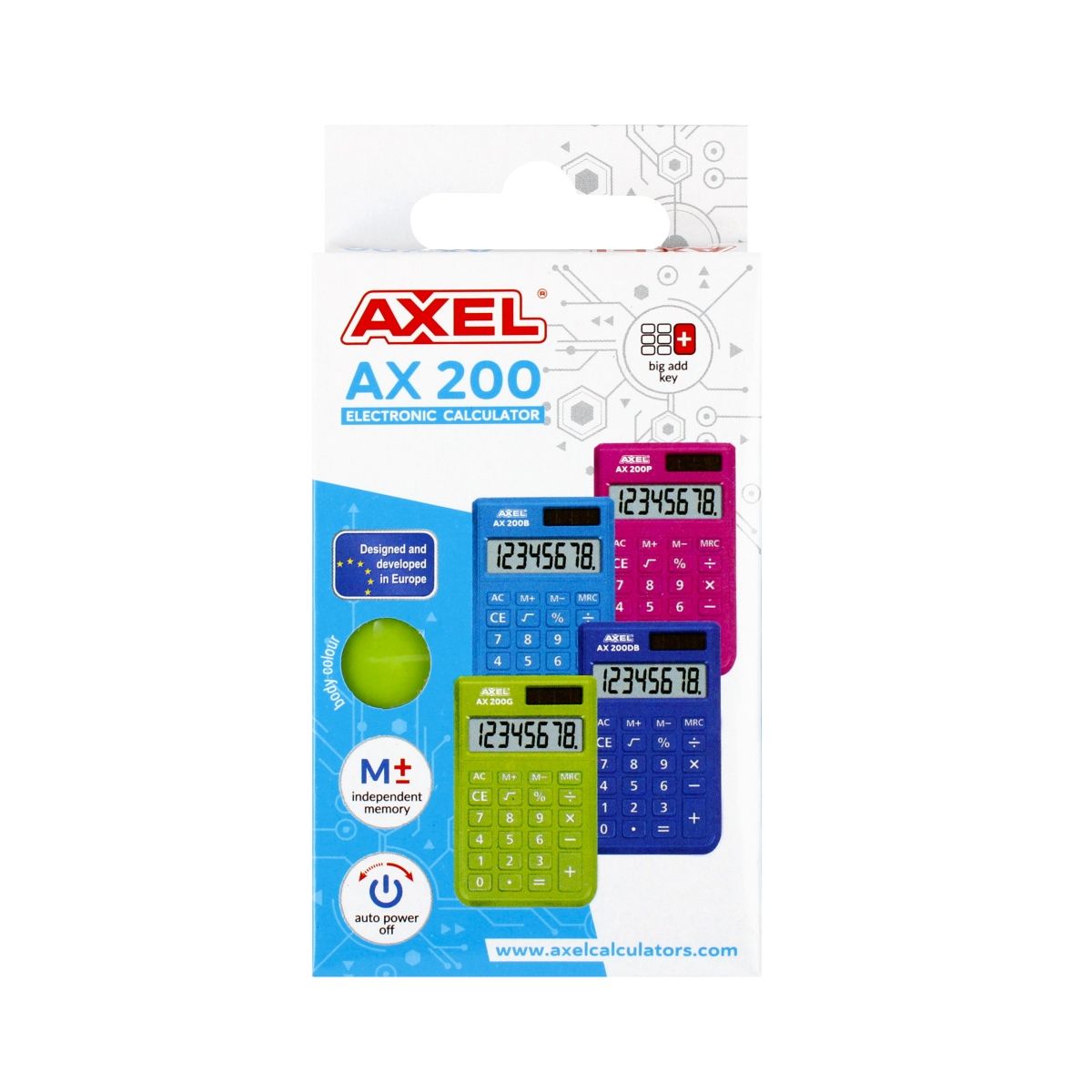 Kalkulator na biurko AX-200G Axel (489995)