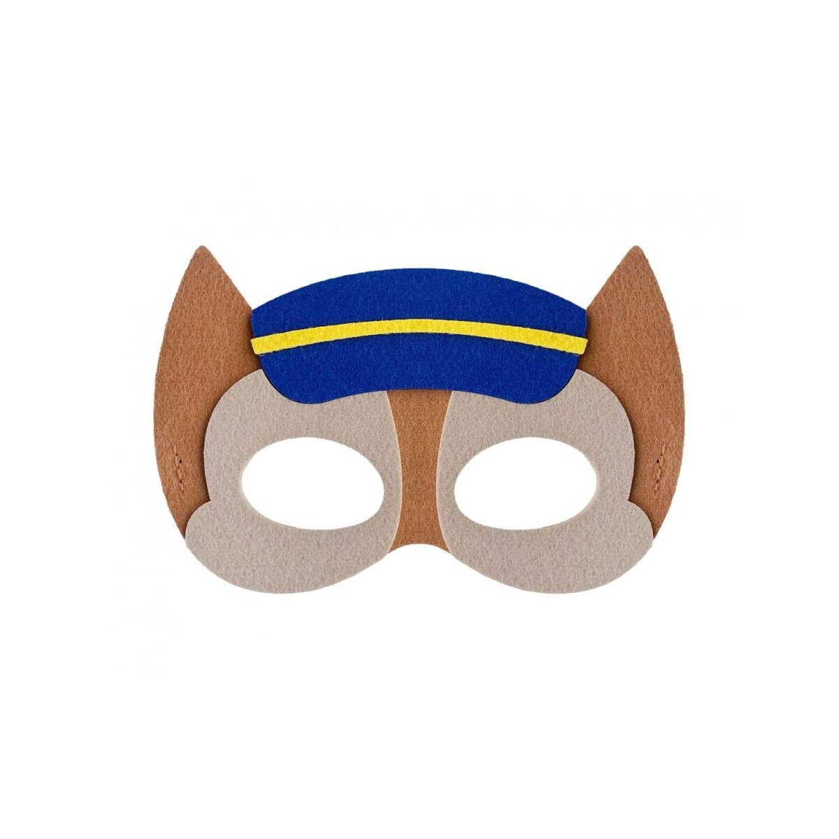 Maska filcowa Psia Brygada - Policjant 1, 18x12 cm Godan (YH-MFPP)