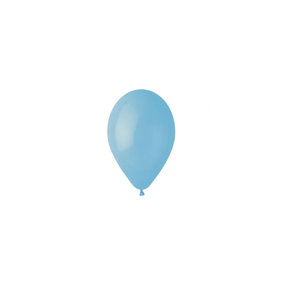 Balon gumowy Godan pastel 100 szt. niebieski 10cal (G90/72)