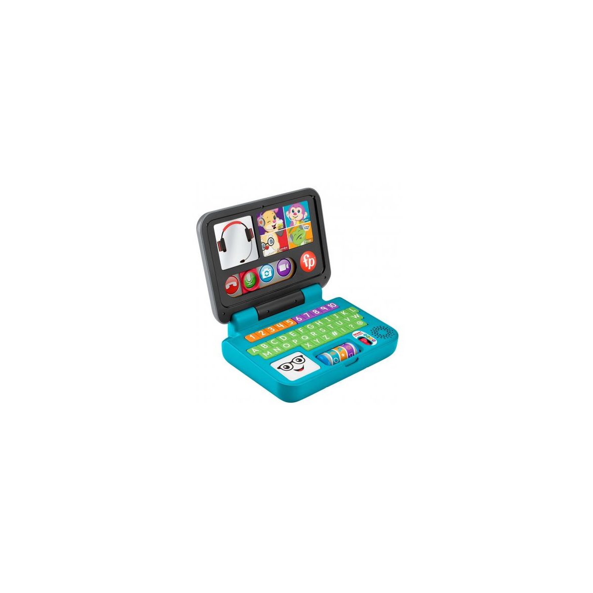 Zabawka edukacyjna Ucz się i Śmiej - Edukacyjny Laptop Malucha Porozmawiajmy Fisher Price (HHX33)