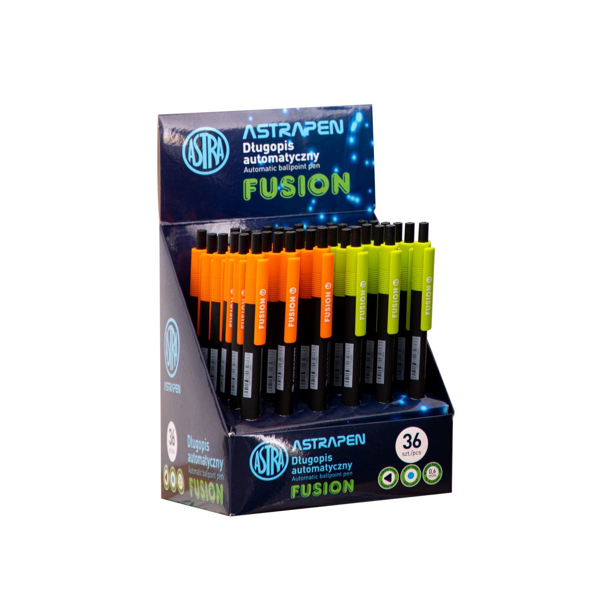 Długopis Astra Fusion automatyczny niebieski (201022018)