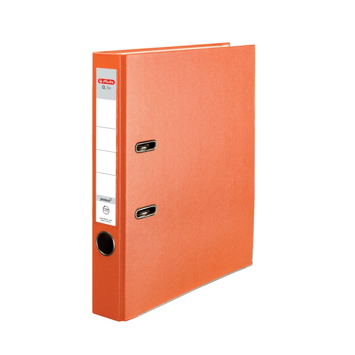 Segregator dźwigniowy Herlitz Q. file Standard A4 50mm pomarańczowy (0011178977)