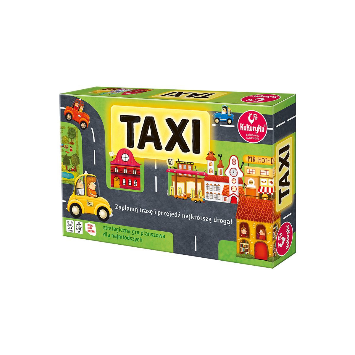 Gra edukacyjna Kukuryku taxi