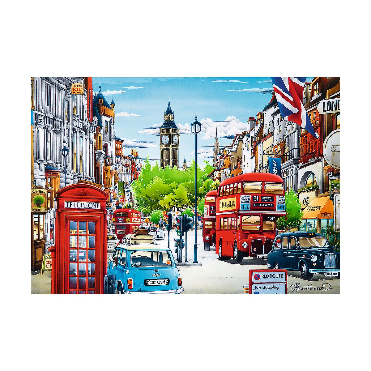 Puzzle Trefl Ulica Londynu 1000 el. (10557)