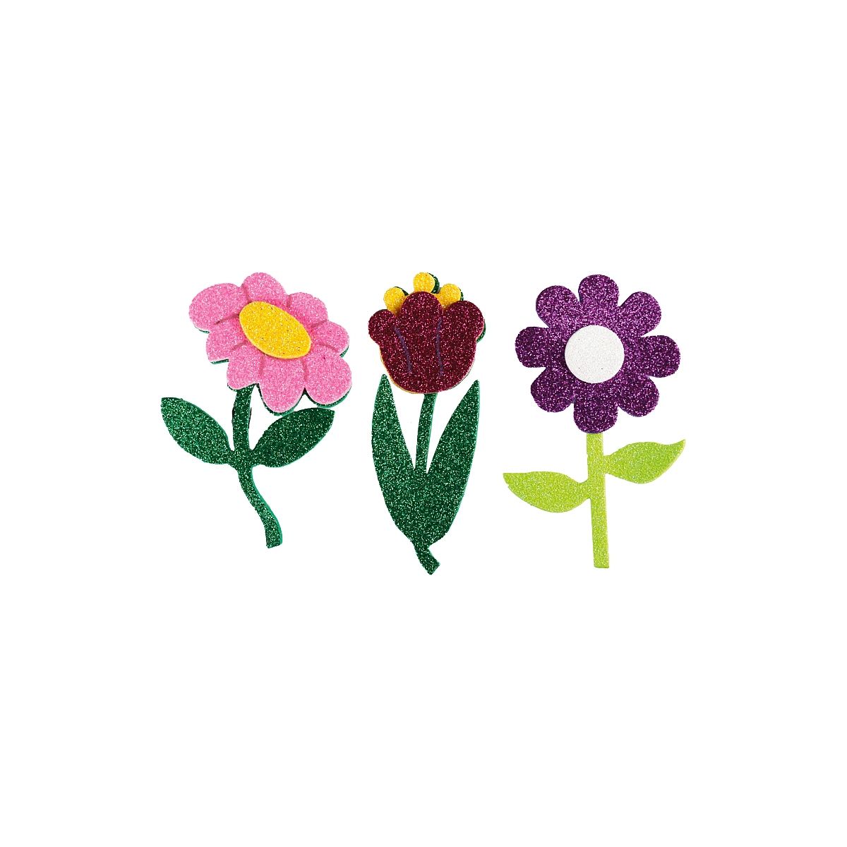 Naklejka (nalepka) Craft-Fun Series piankowe Kwiaty Titanum (4673)