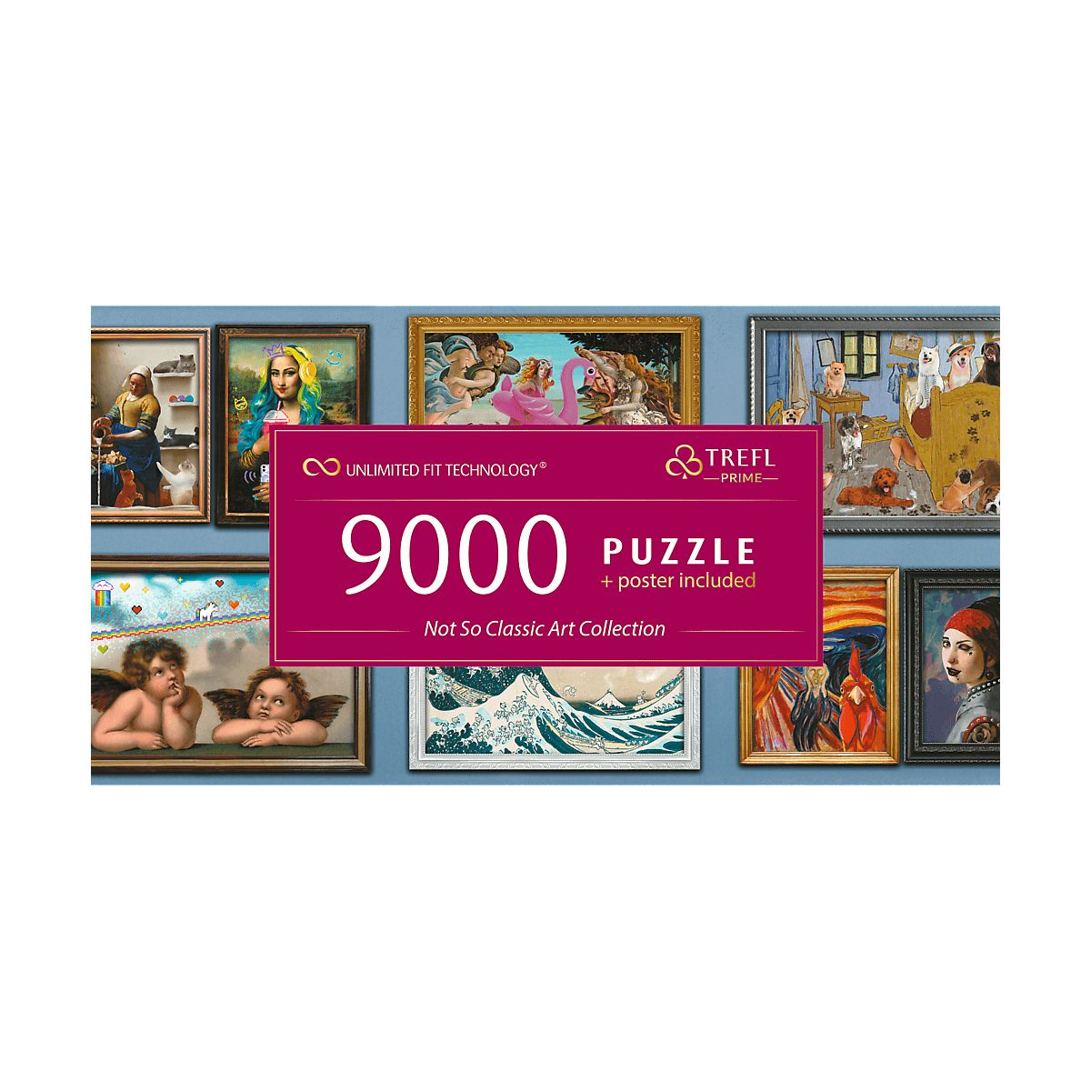 Puzzle Trefl Mga Not So Classic Art collection 9000 el. (81021)