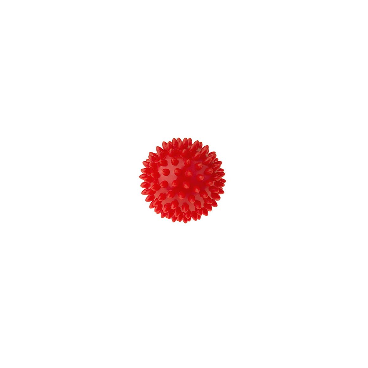 Piłka do masażu rehabilitacyjna 6,6cm czerwona guma Tullo (409)