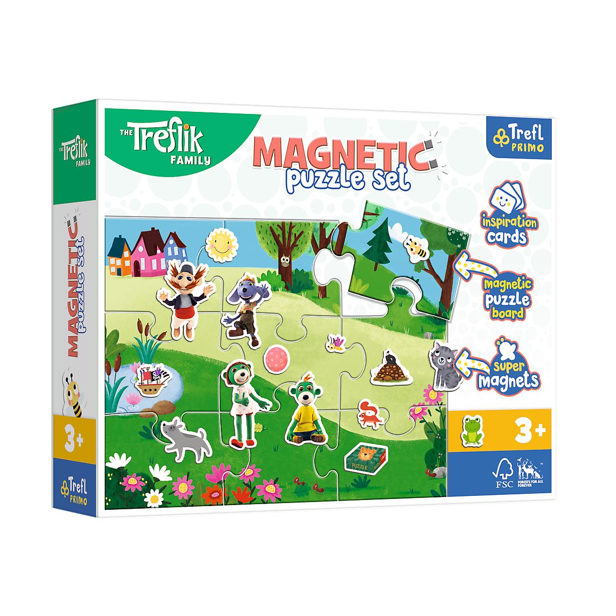 Puzzle Trefl Trefliki Magnetyczne Rodzina Treflików (93166)