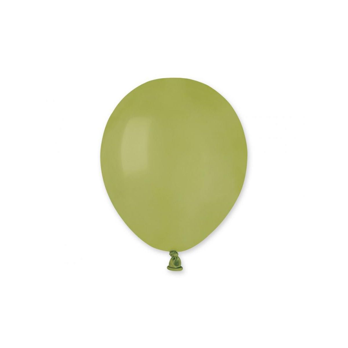 Balon gumowy Godan pastel 100 szt. oliwkowy 5cal (A50/98)