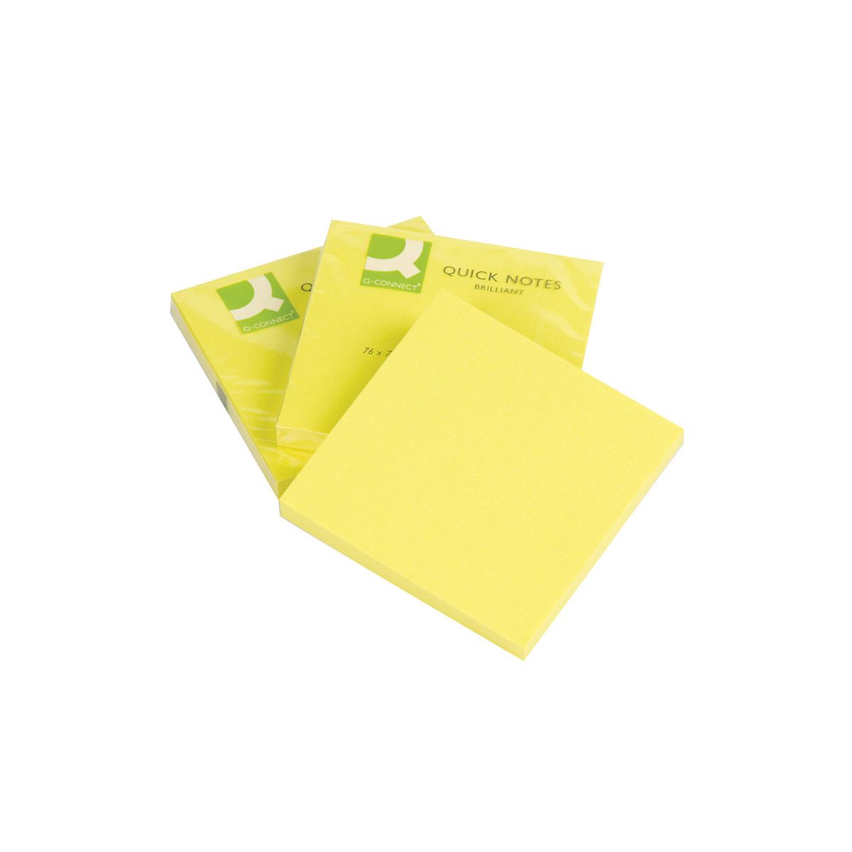 Notes samoprzylepny Q-Connect żółte 80k [mm:] 76x76 (KF10514)