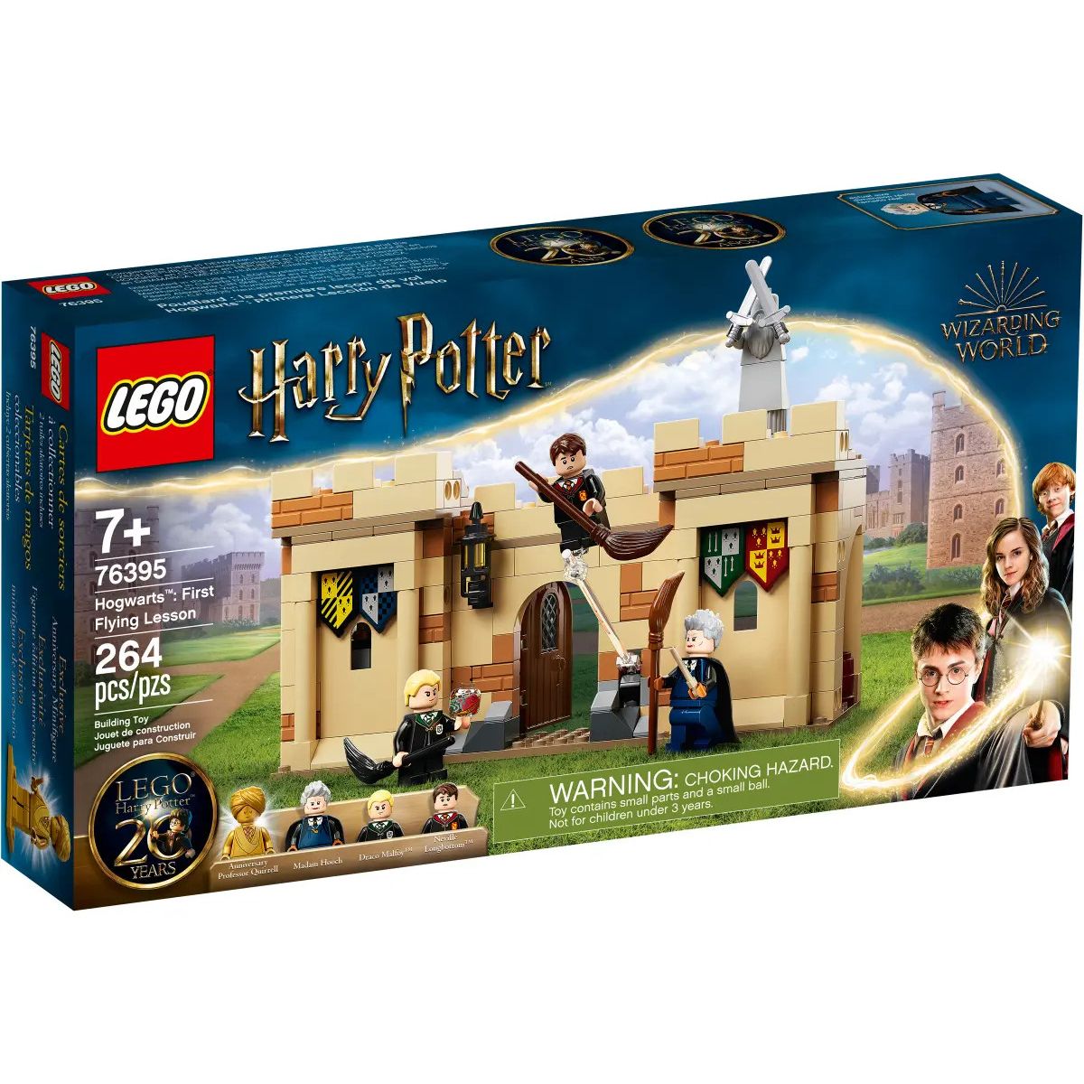 Klocki konstrukcyjne Lego Harry Potter Hogwart™: Pierwsza lekcja latania (76395)