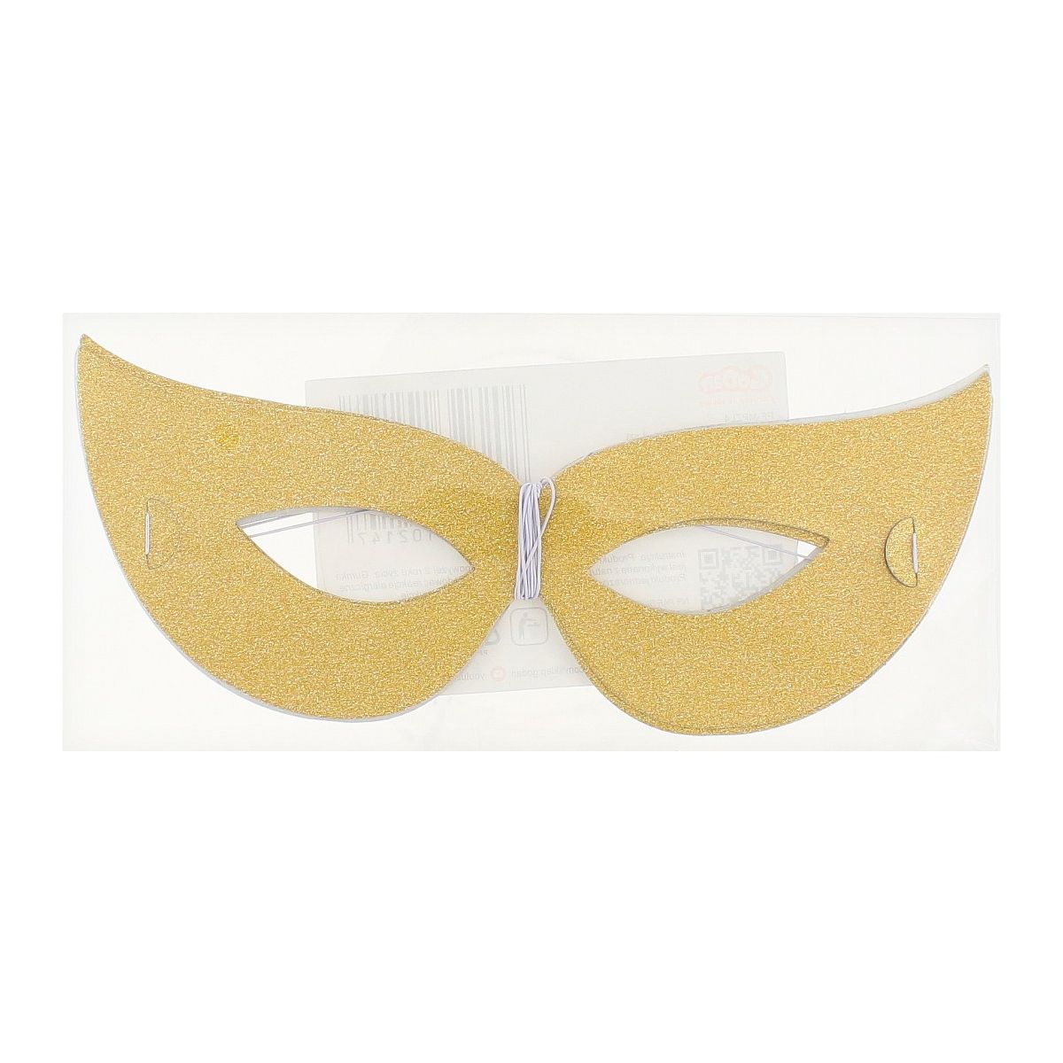 Maska papierowe, złote, 4 szt. Godan (PF-MPZL4)