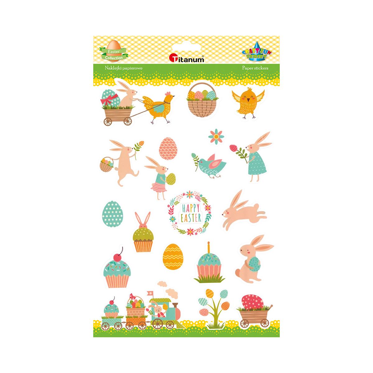 Naklejka (nalepka) Craft-Fun Series Happy Easter Titanum