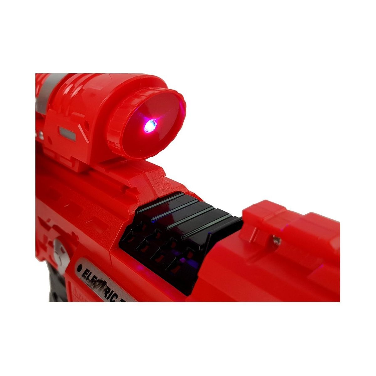 Pistolet Lean Luminescencyjny Świeci w Ciemności Piankowe Naboje Dźwięk Zasięg 45 m (8456)