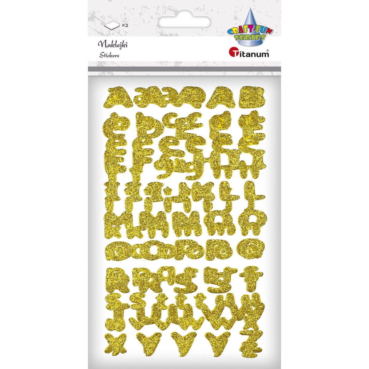 Naklejka (nalepka) Craft-Fun Series alfabet Titanum (21TX-092814)