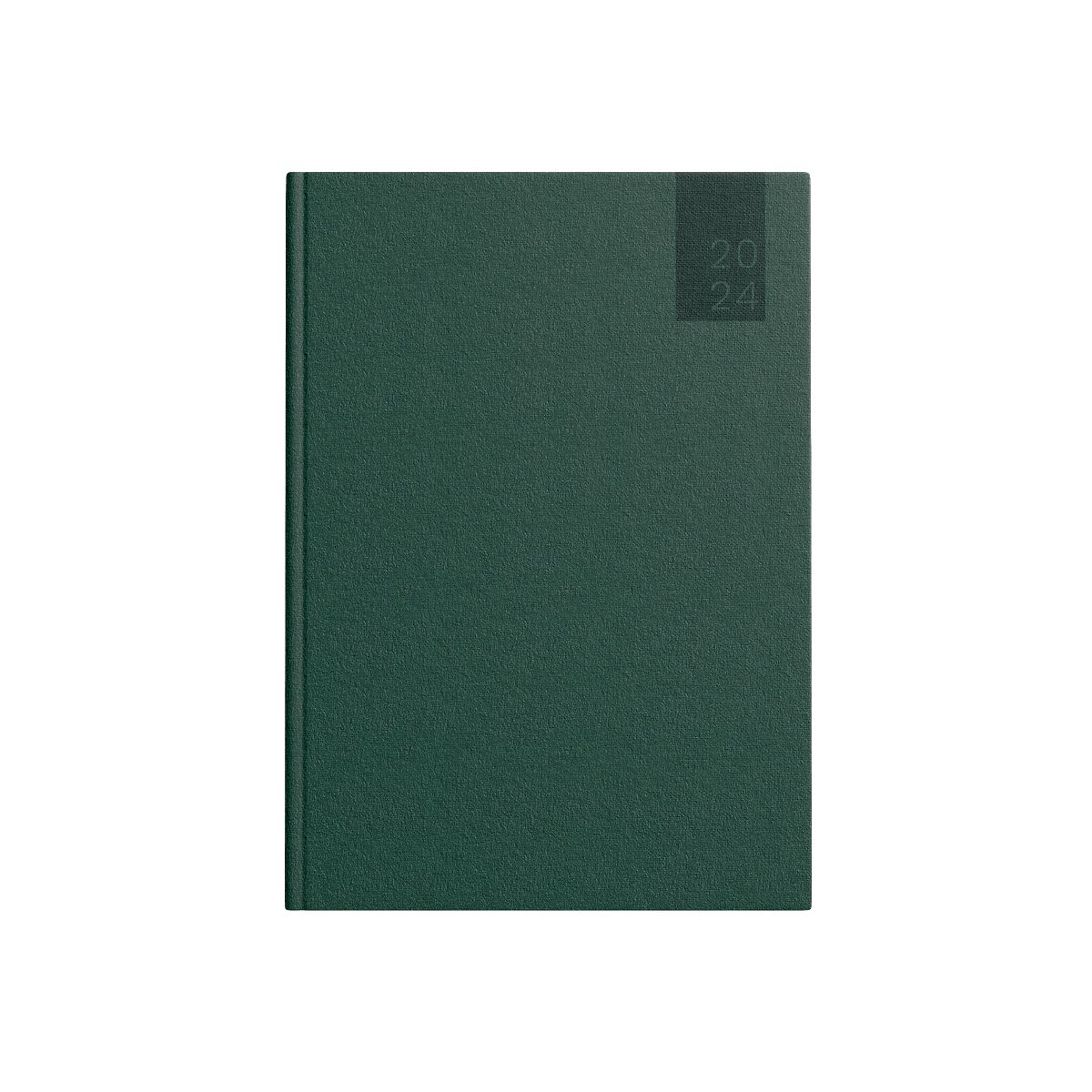 Kalendarz książkowy (terminarz) 5904017424307 Top 2000 Basic 2024 zielony ciemny A5 (400177480)