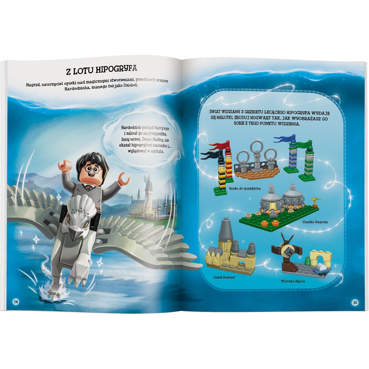 Książka dla dzieci LEGO® Harry Potter™. Ponad 100 pomysłów, zabaw i zagadek Ameet (LQB6401)