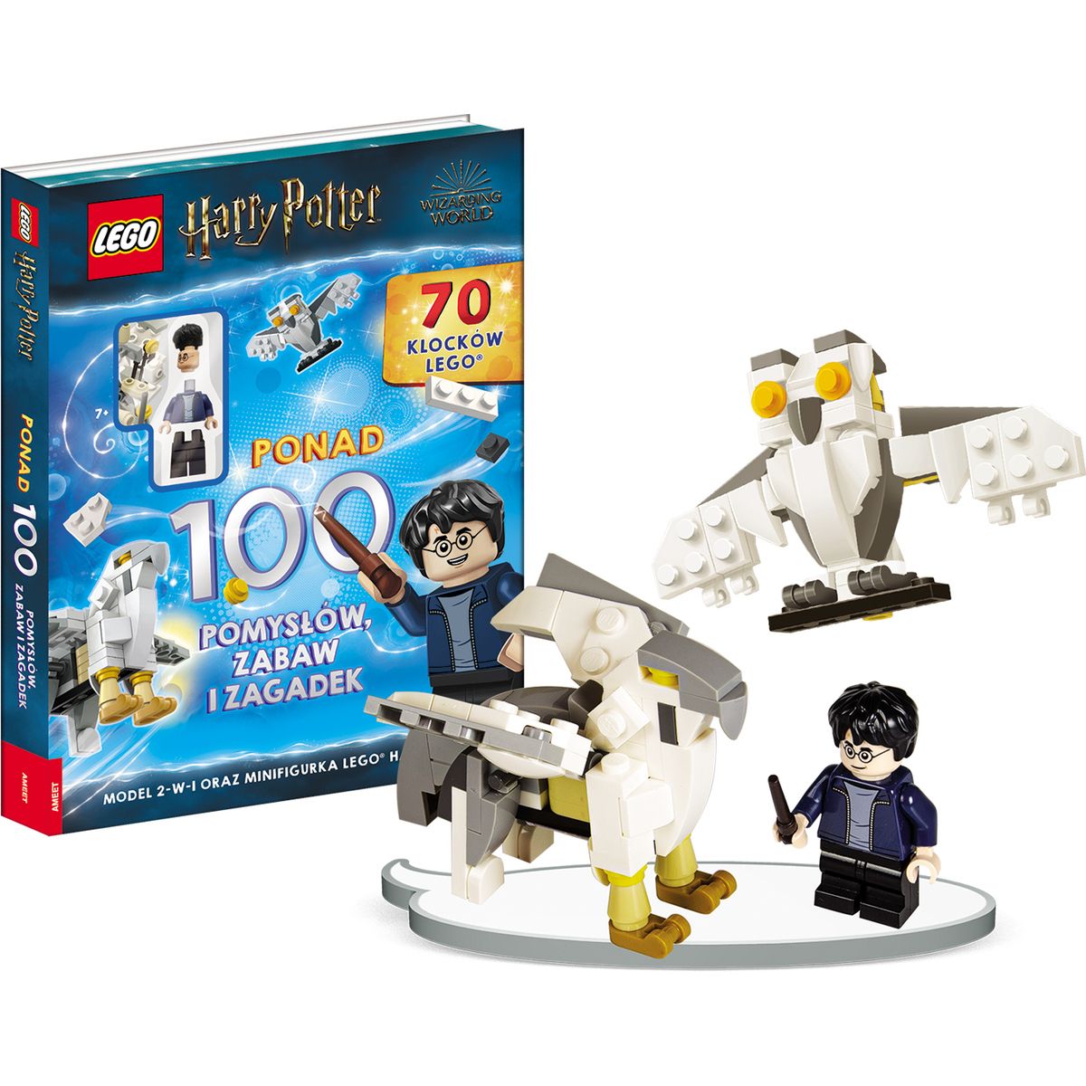 Książka dla dzieci LEGO® Harry Potter™. Ponad 100 pomysłów, zabaw i zagadek Ameet (LQB6401)
