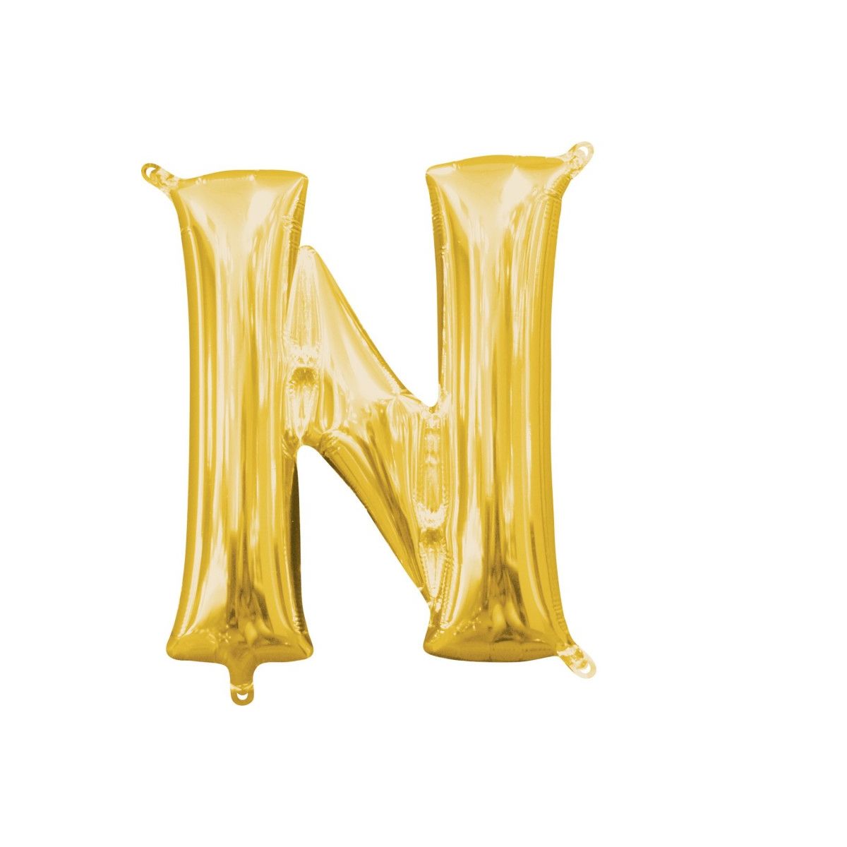 Balon foliowy Amscan balon mini literka N złota 16cal (3303901)