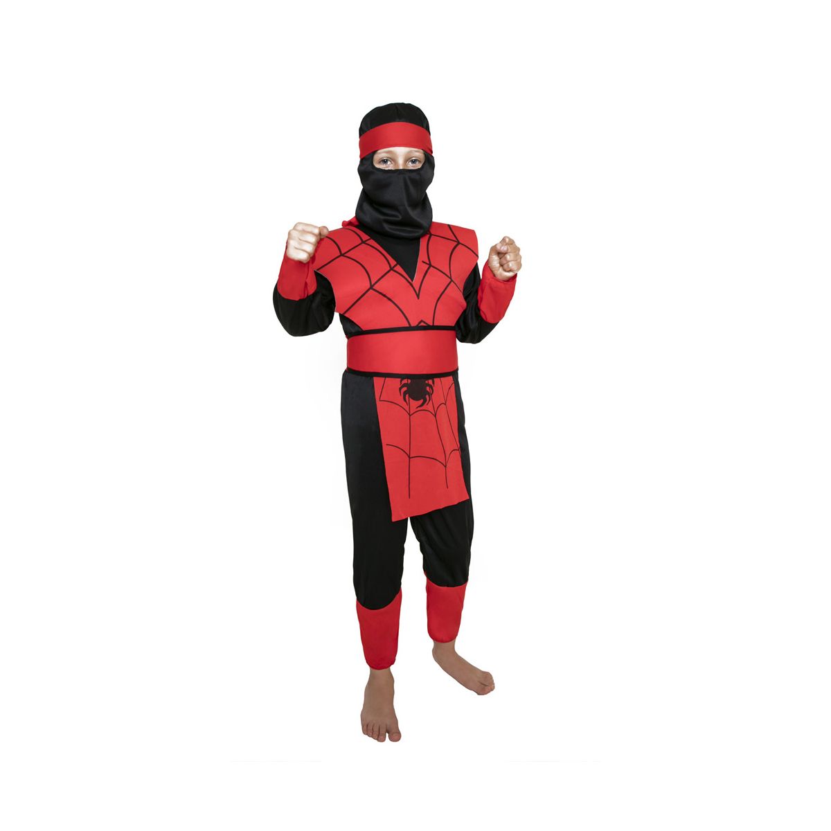 Kostium dziecięcy - Ninja czerwony pas - rozmiar L Arpex (SD2531-L-7074)
