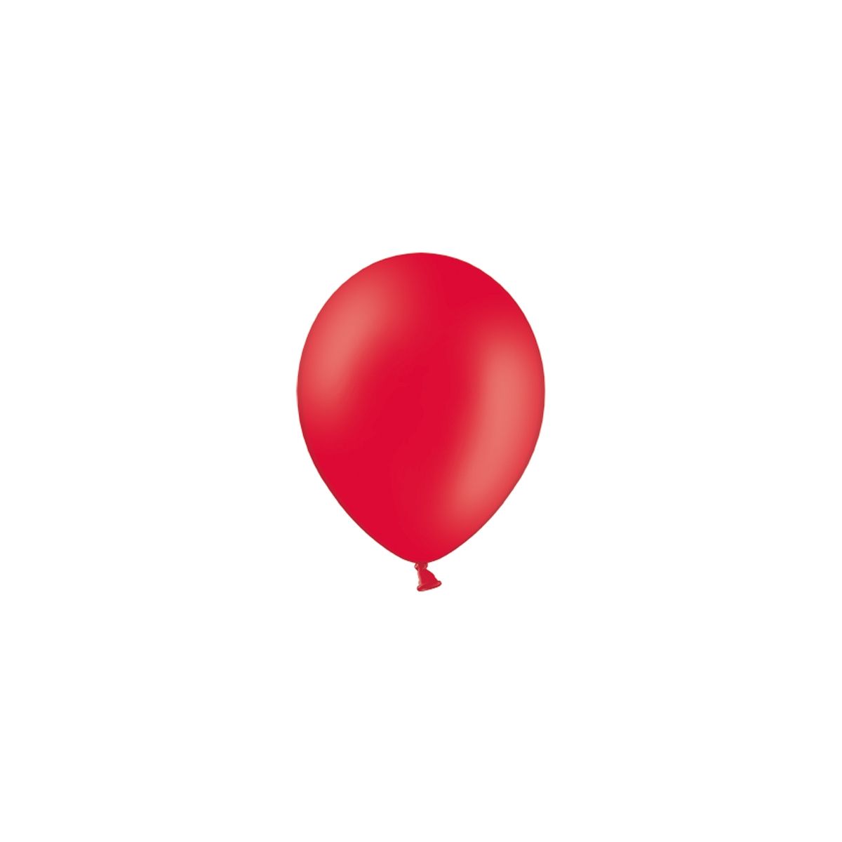 Balon gumowy Partydeco pastelowy 100 szt czerwony 12cal (12P-001)
