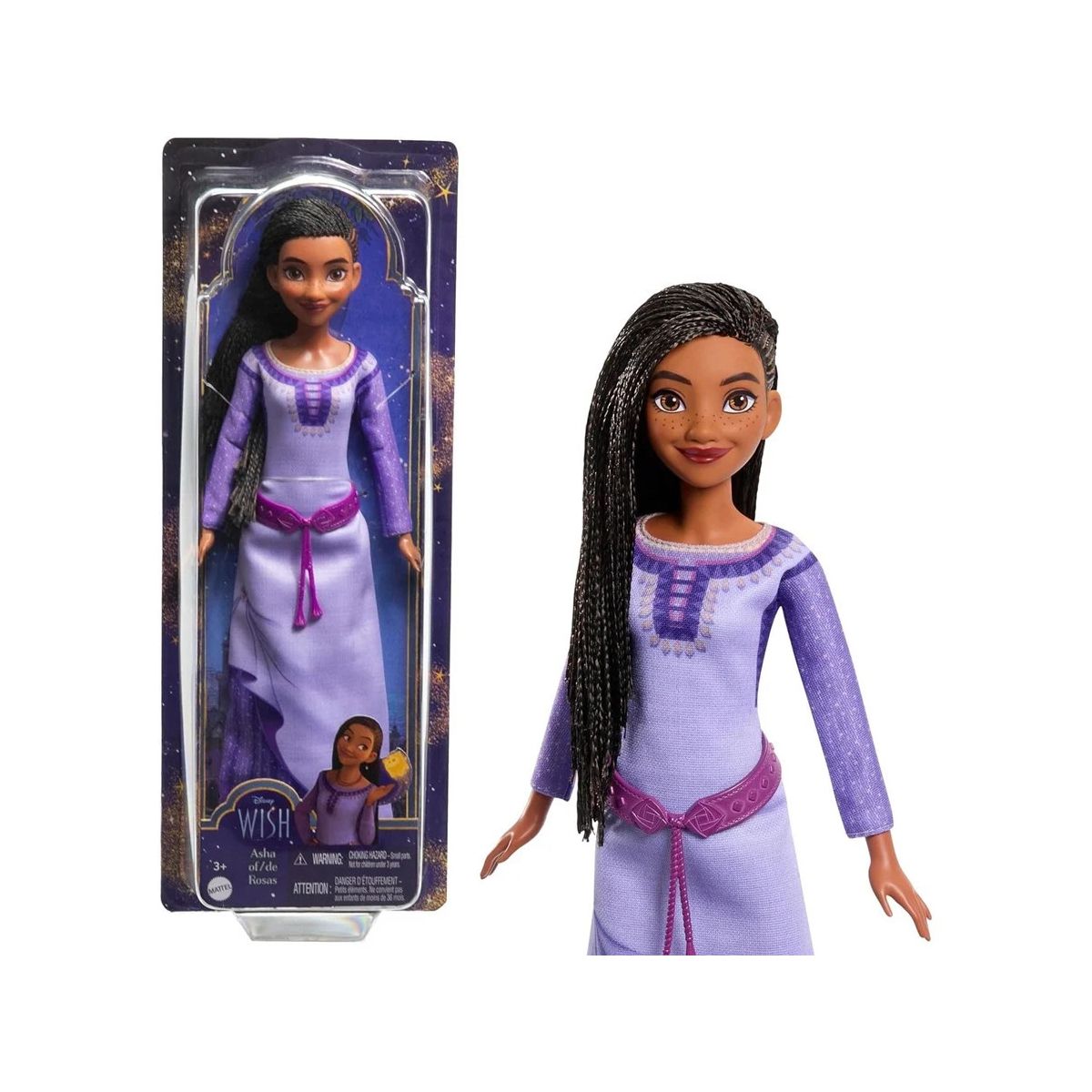 Lalka Disney Princess Życzenie Asha z Rosas Mattel (HPX23)