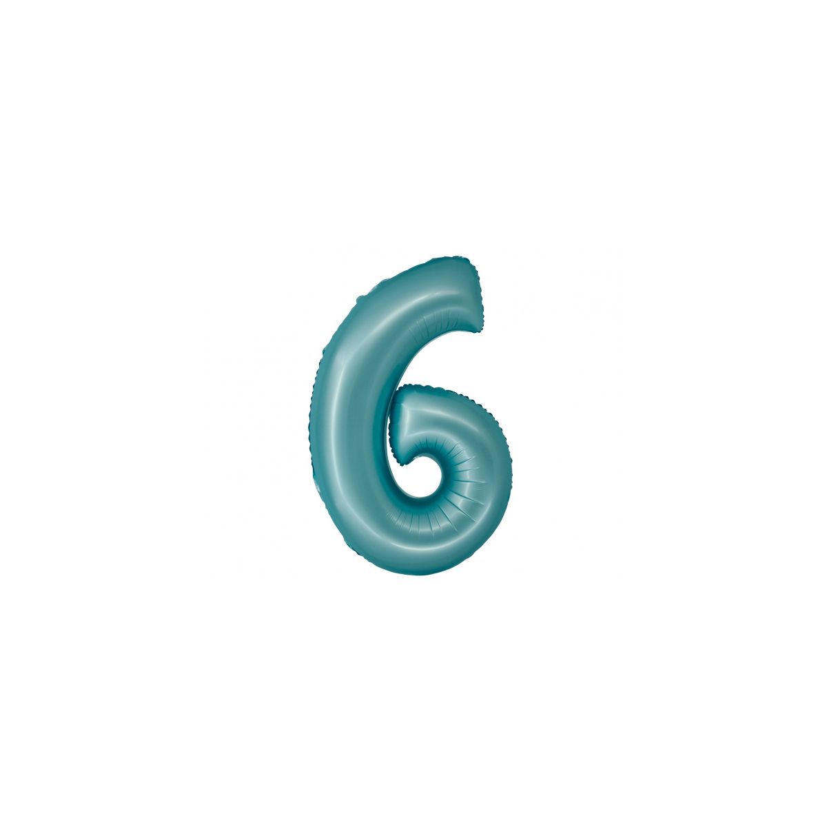 Balon foliowy Godan matowa cyfra 6, j. niebieski (CH-SJN6)