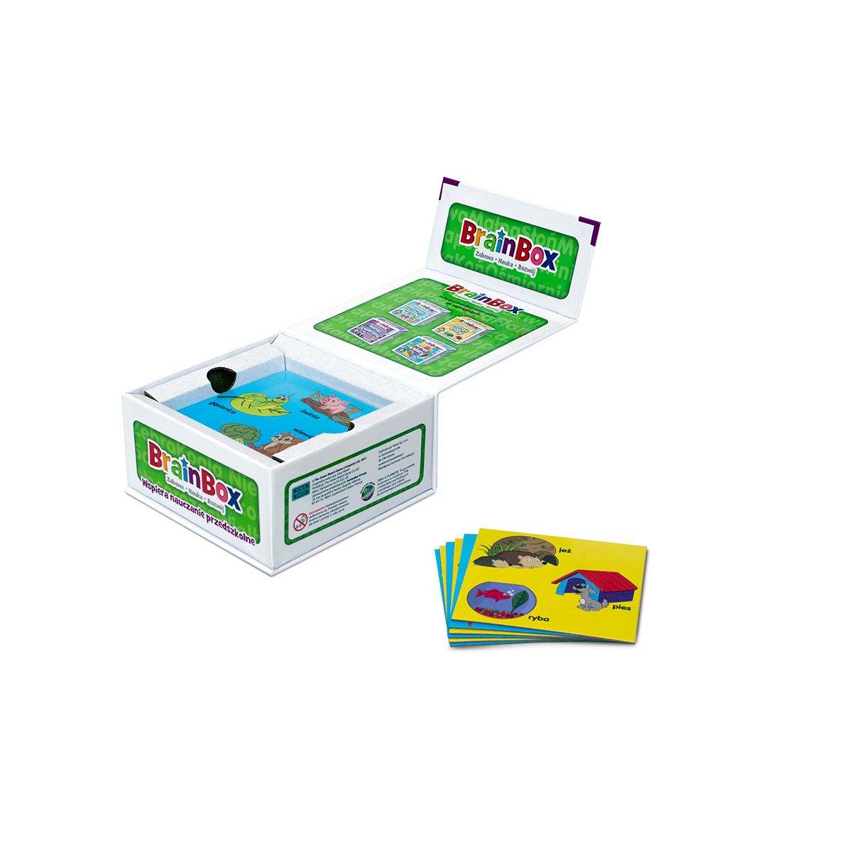 Gra edukacyjna Rebel BrainBox -Poznaję domy zwierząt (5902650616691)