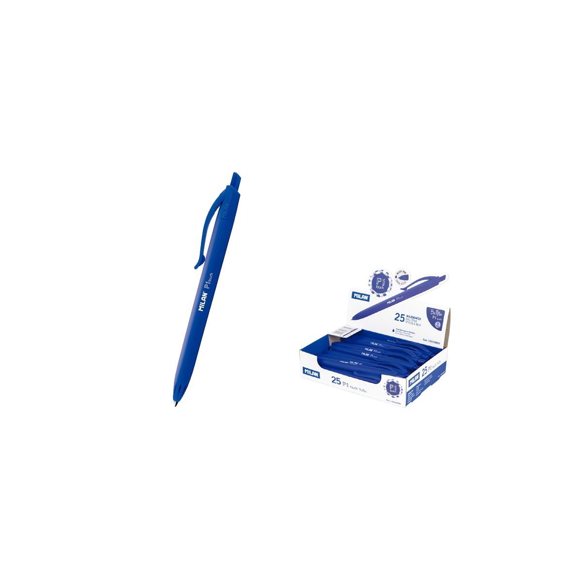 Długopis Milan P1 TOUCH niebieski 1,0mm (176510925)