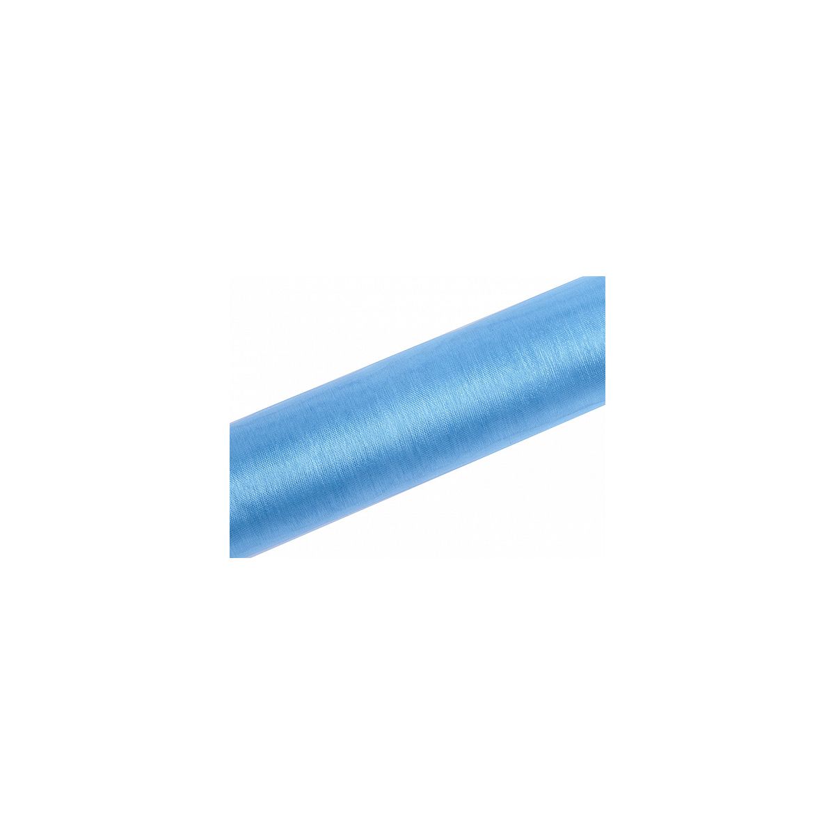 Organza Partydeco Gładka, błękit 0,16mm niebieska 9m (ORP16-011)