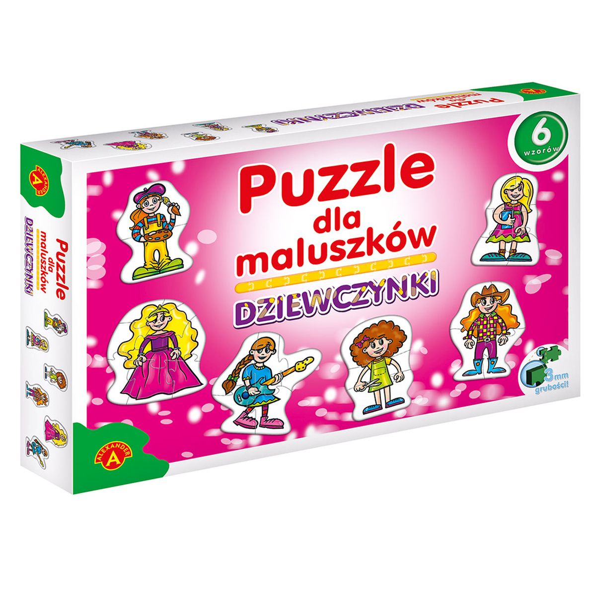 Puzzle Alexander dla maluszków - dziewczynki mix el. (5906018005400)