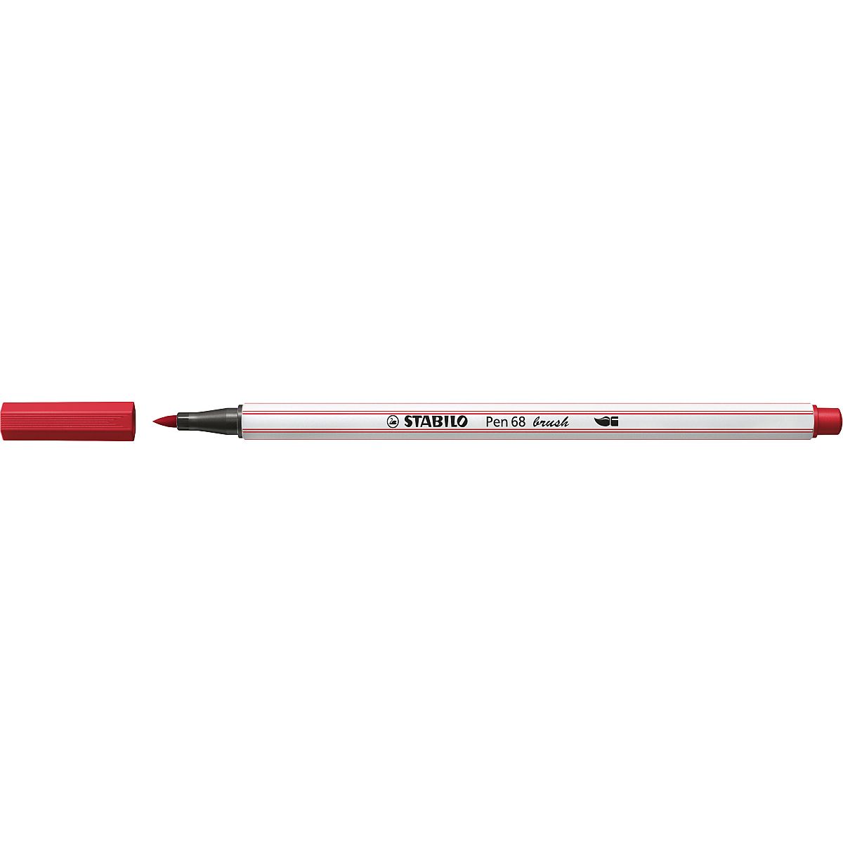 Flamaster Stabilo Pen 68 brush ciemnoczerwony 1 kol. (568/50)