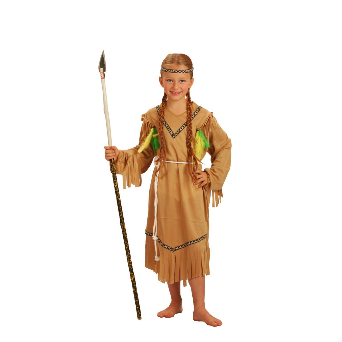 Kostium dziecięcy - Waleczna Indianka - rozmiar M Arpex (SD2197-M-8789)
