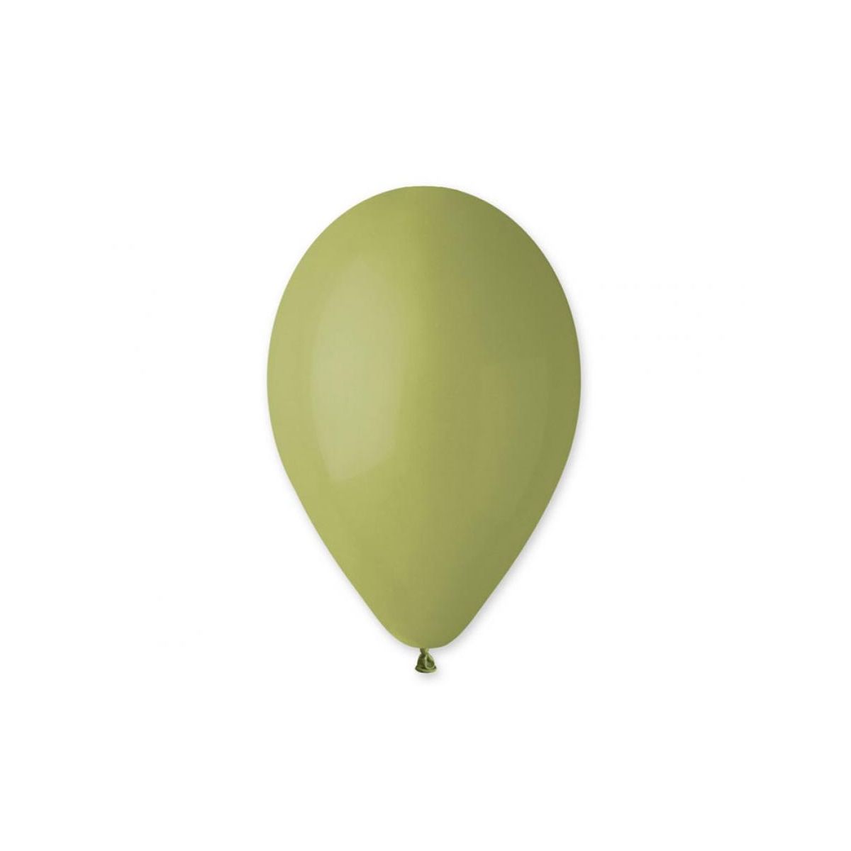 Balon gumowy Godan pastel 100 szt. oliwkowy 10cal (G90/98)