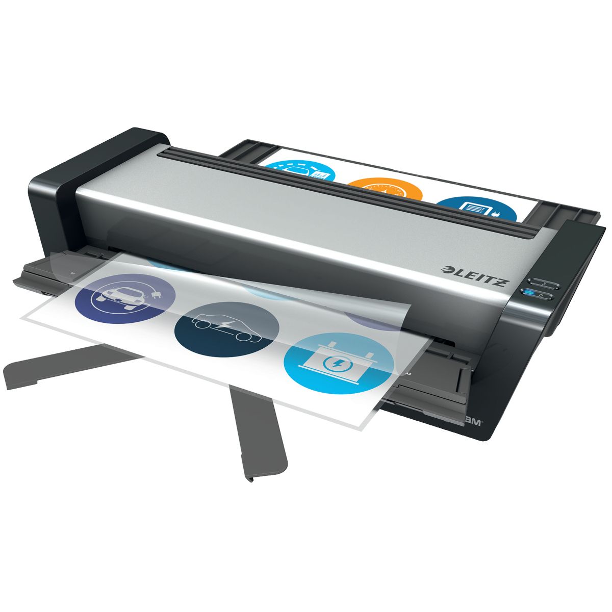 Laminator Leitz iLAM Touch Turbo Pro A3 czarno-srebrny (75190000)