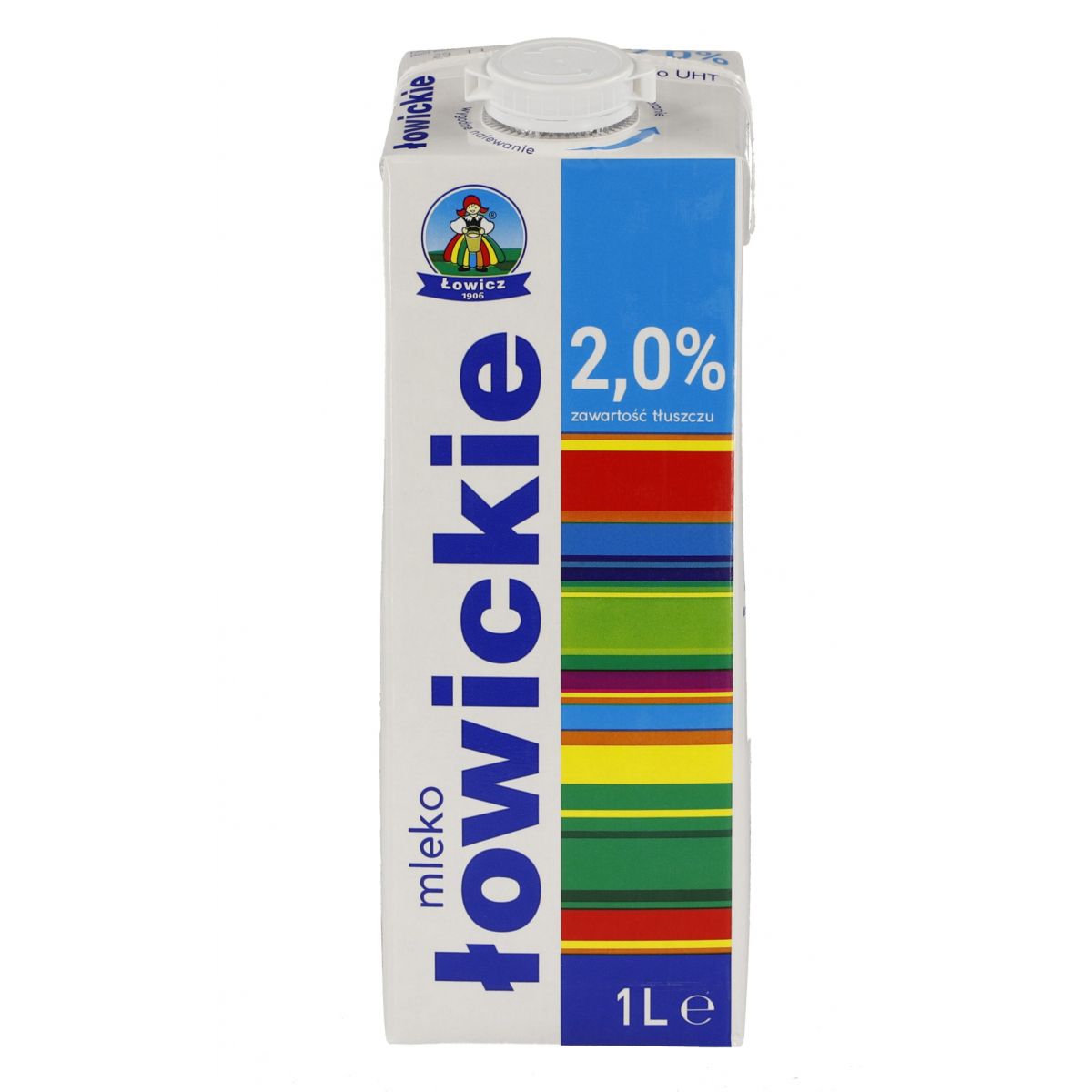 MLEKO ŁOWICKIE 2% 1L