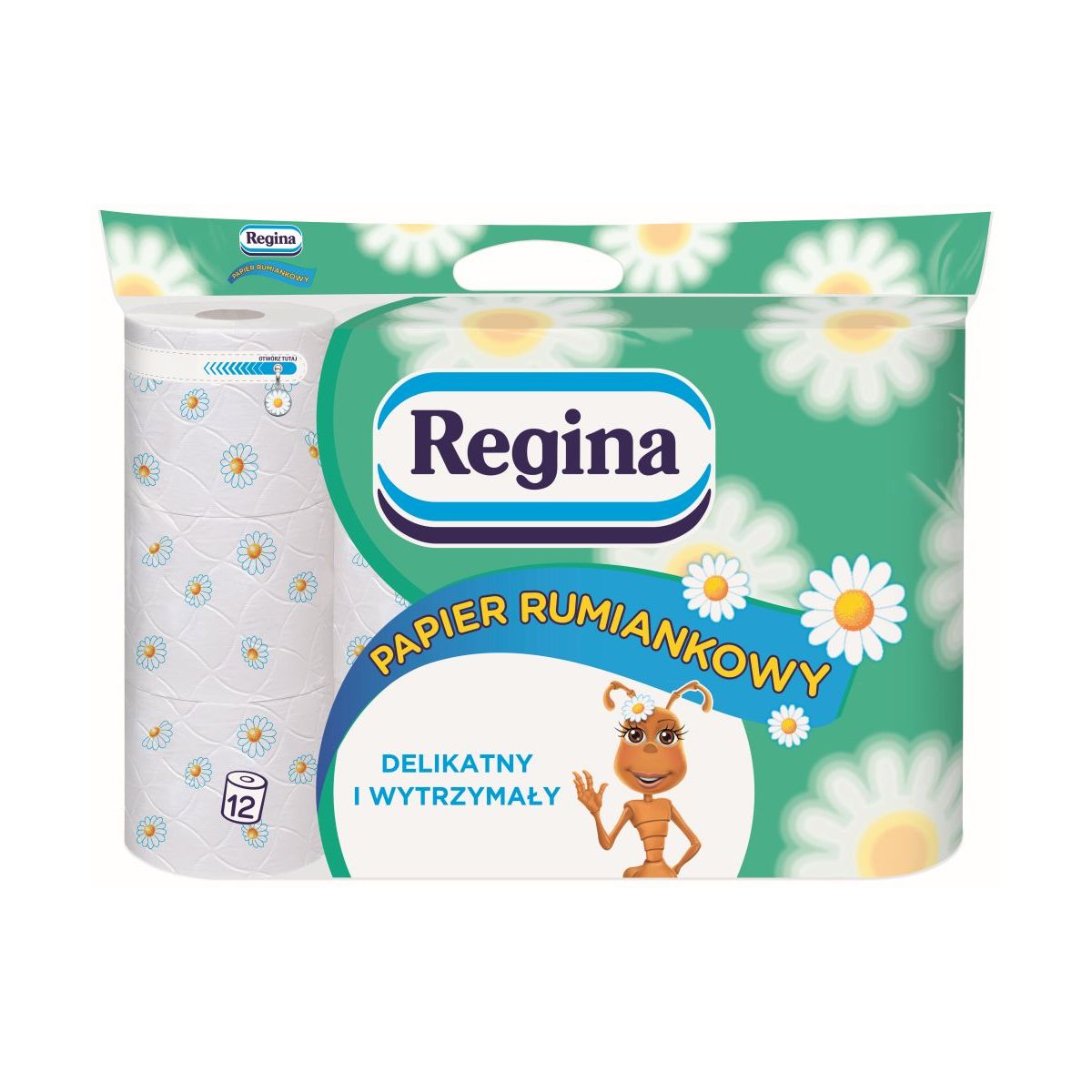 Papier toaletowy Regina A`12 kolor: biały 12 szt